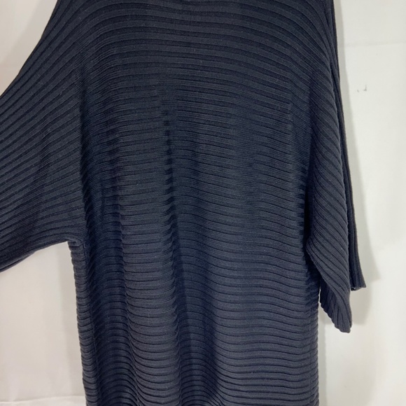 Talbots Woman Merino Wool Ribbed Shawl Sweater - Picture 9 of 11